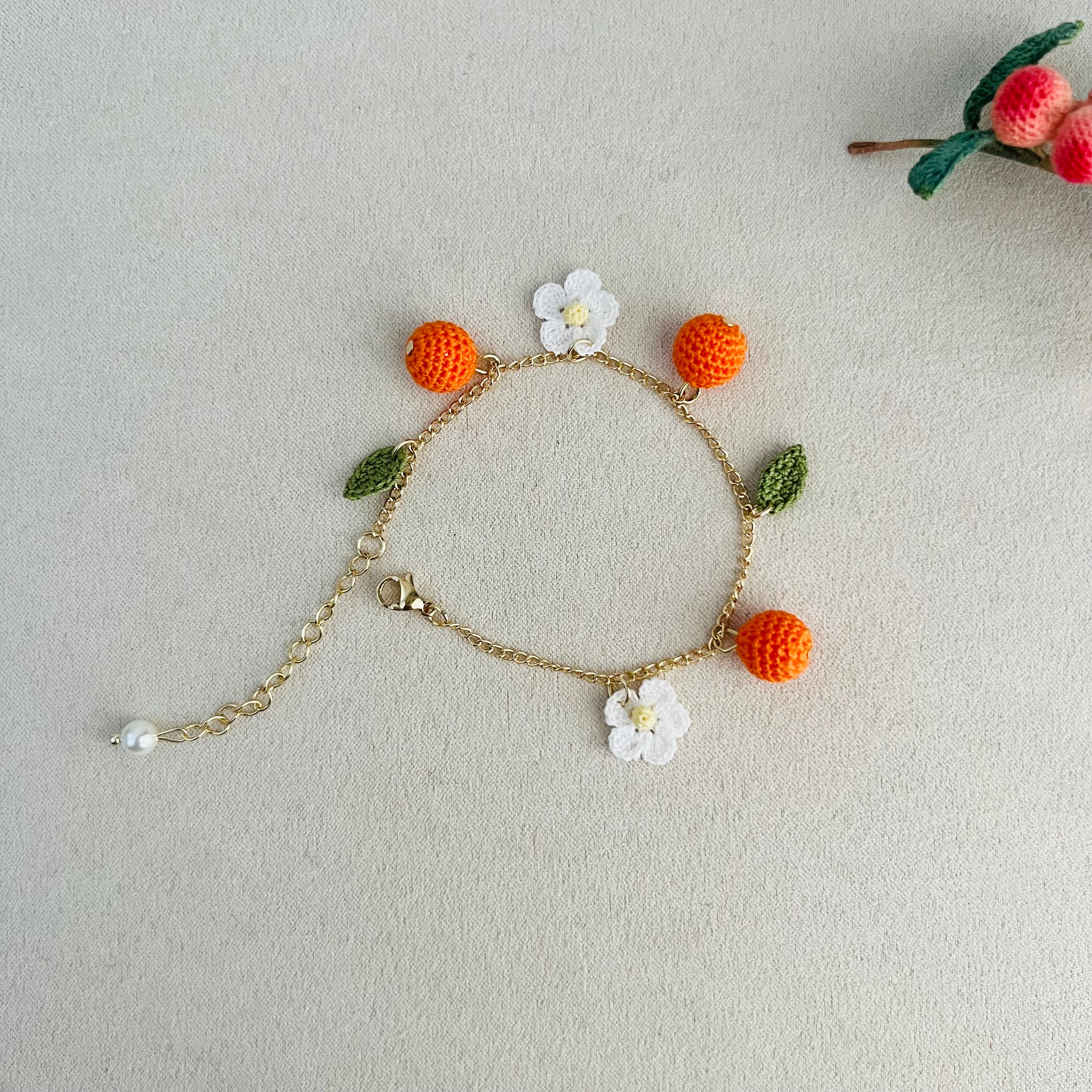 Micro Crochet Flower Bracelet, Crochet Bracelet, Handmade Jewellery –  MiniCrochet, Mini Crochet