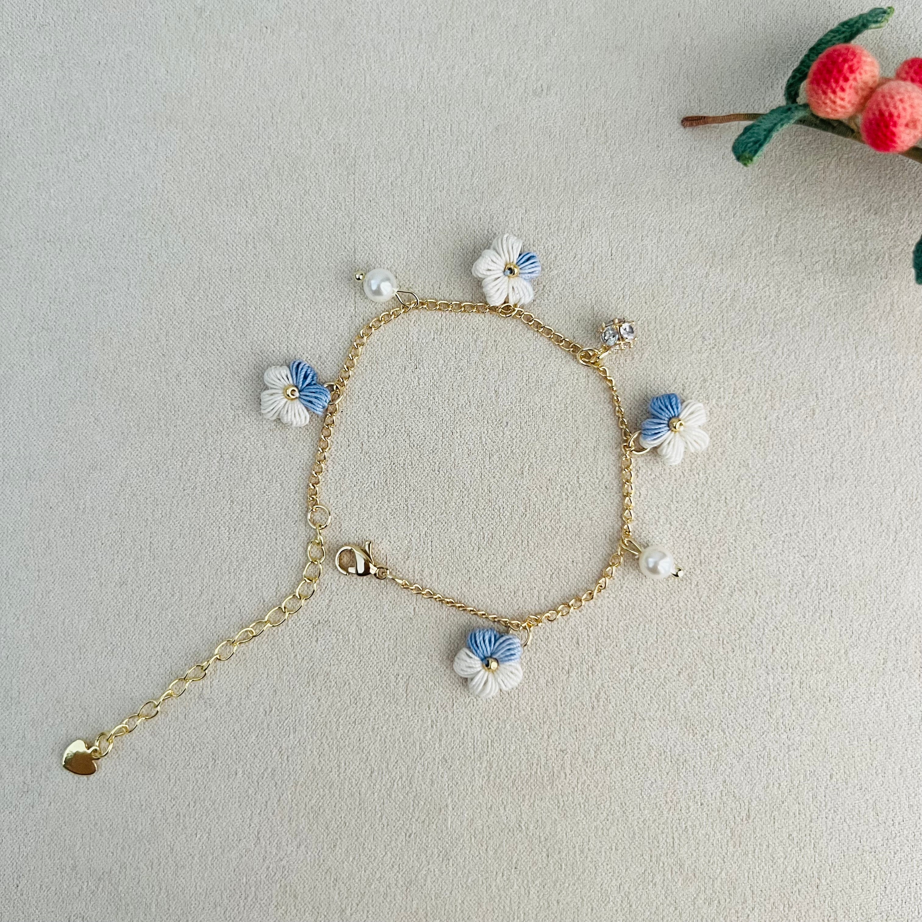 Bracelet on sale with flowers