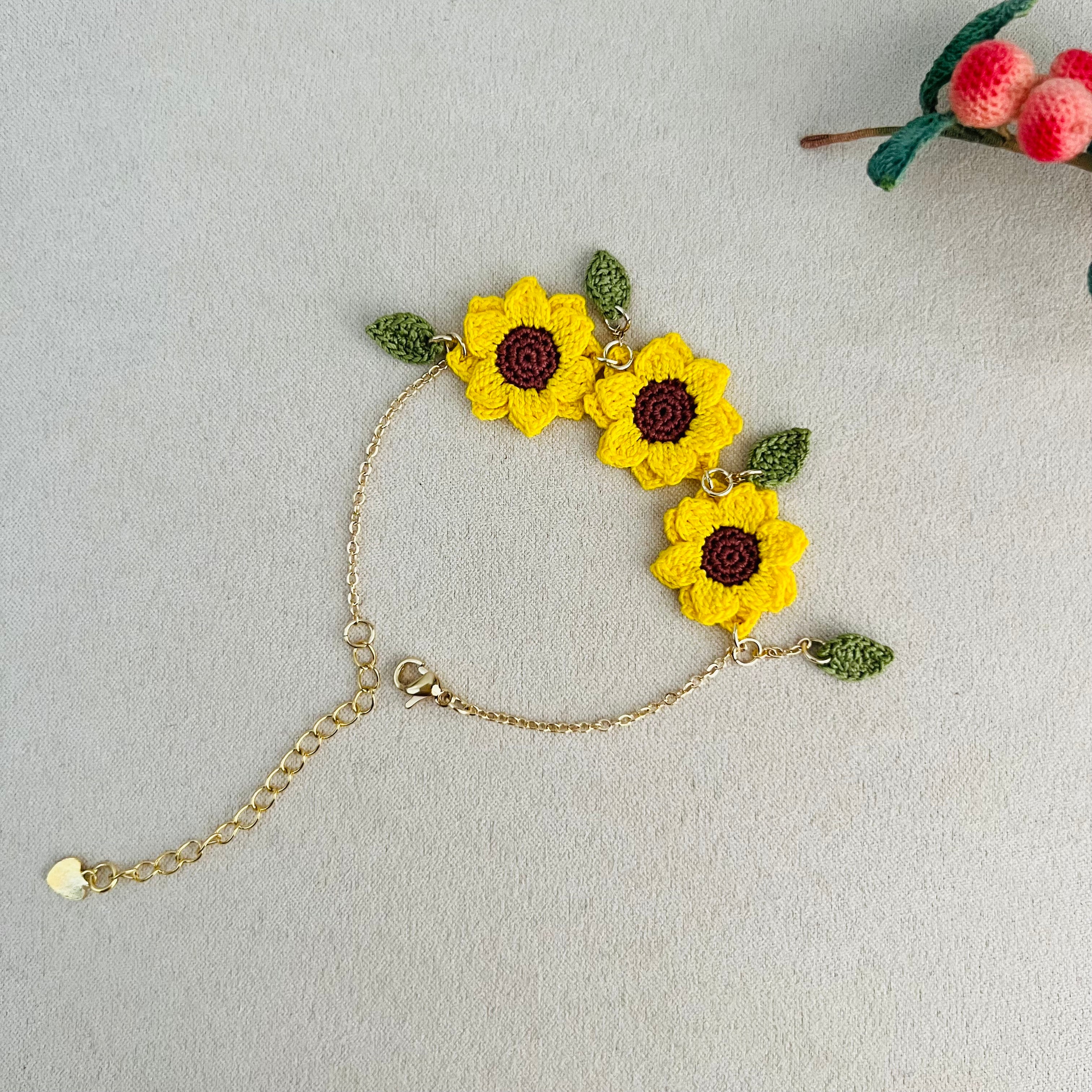 Sunflower wristband on sale